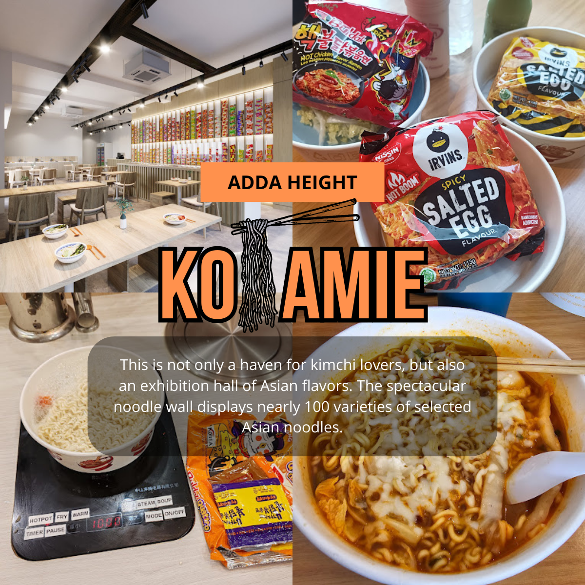 Koramie: Revolutionizing Noodle Dining in Adda Heigh