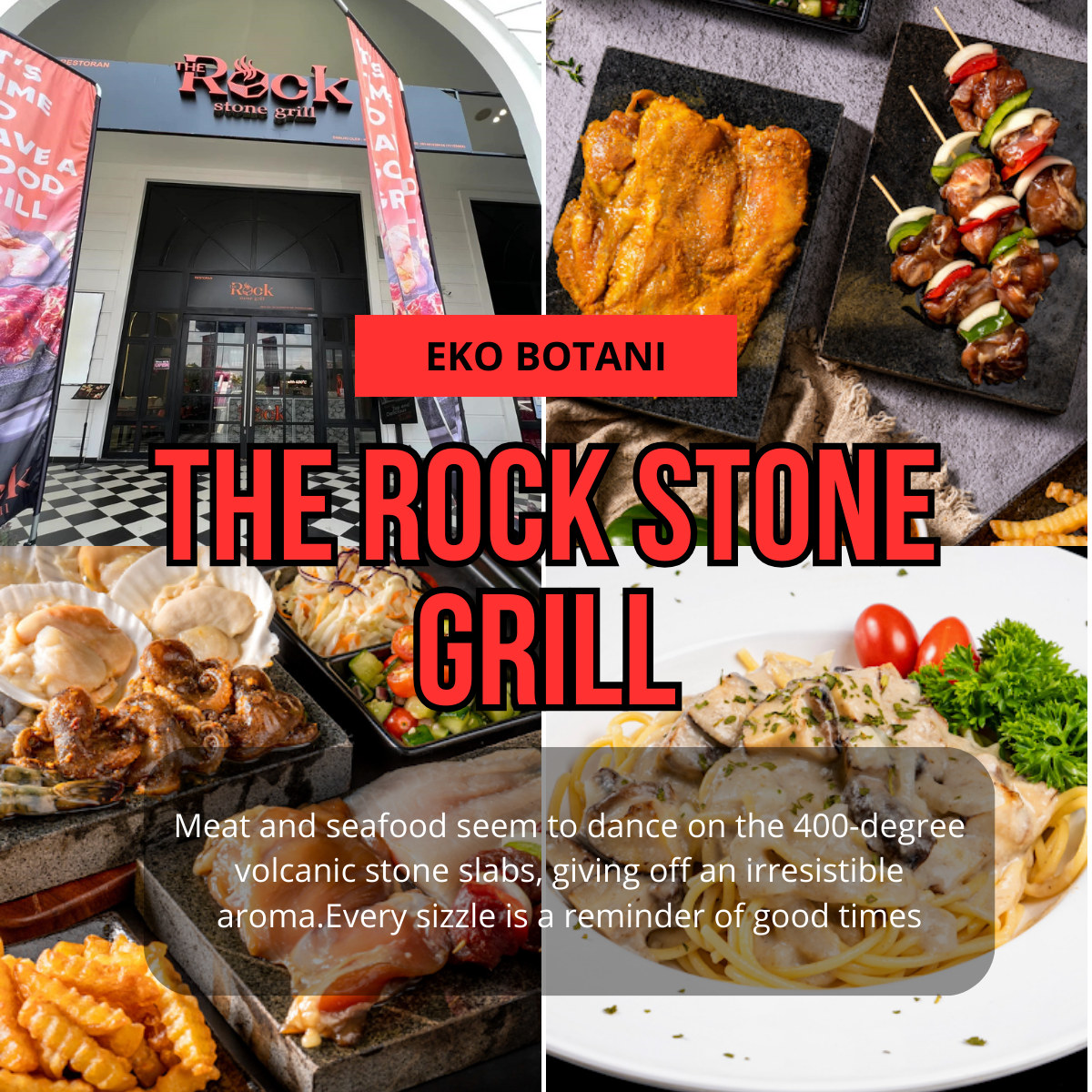 The Rock Stone Grill in Eco Galleria: A Culinary Adventure in Volcanic Stone Cooking