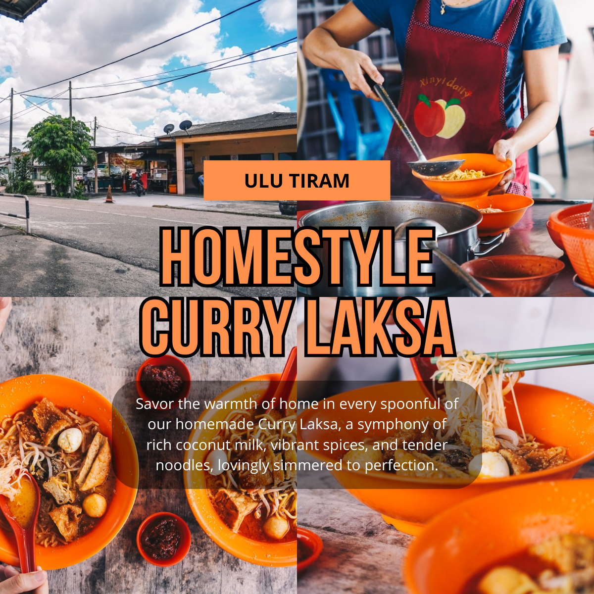 Homestyle curry laksa